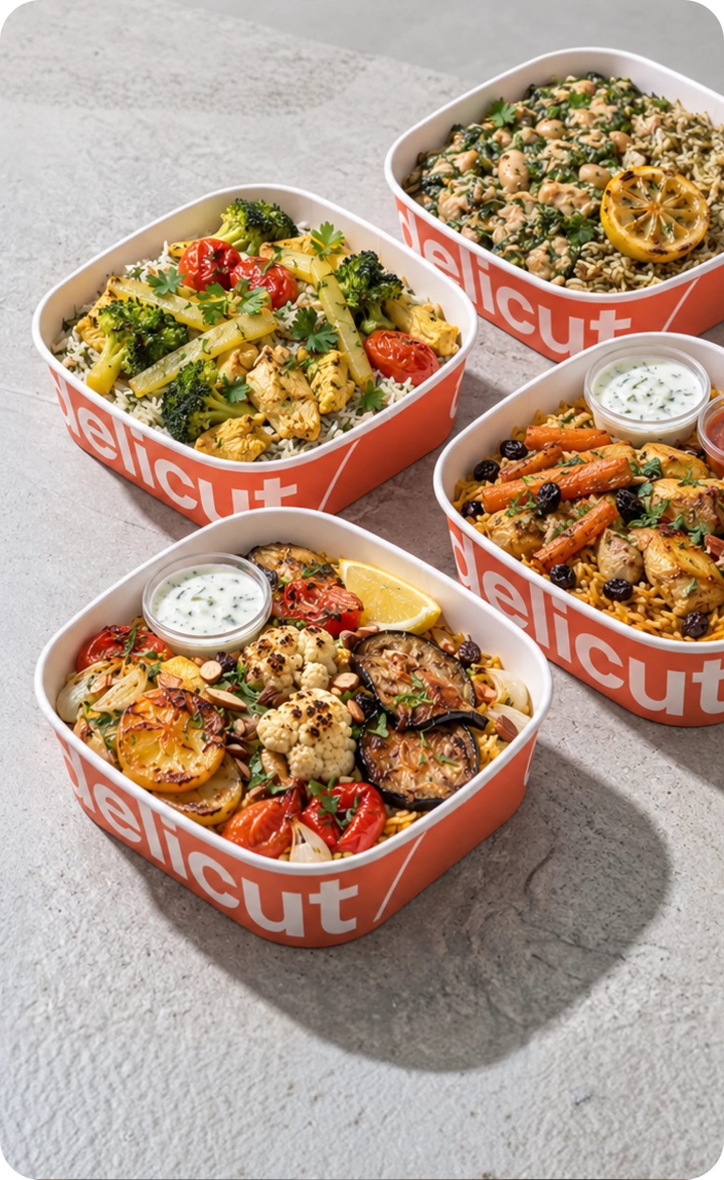 50+ chef-made Arabic dishes you grew up eating, delivered daily.