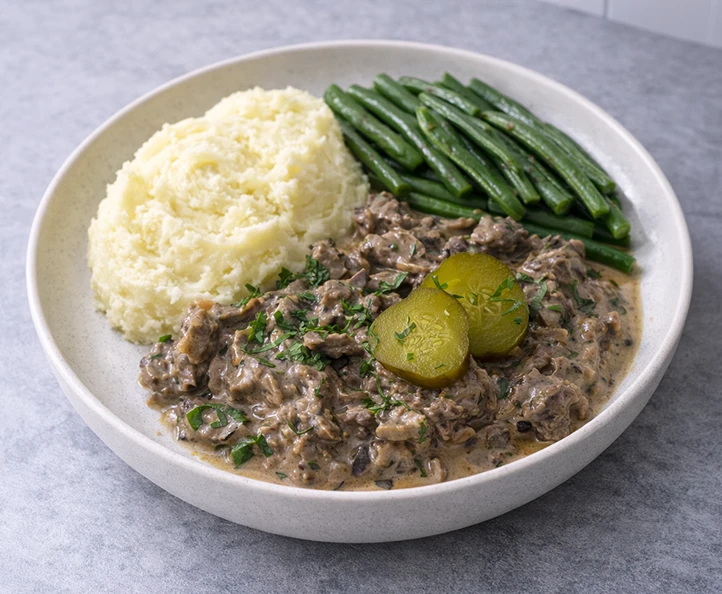 Classic Stroganoff & Mash