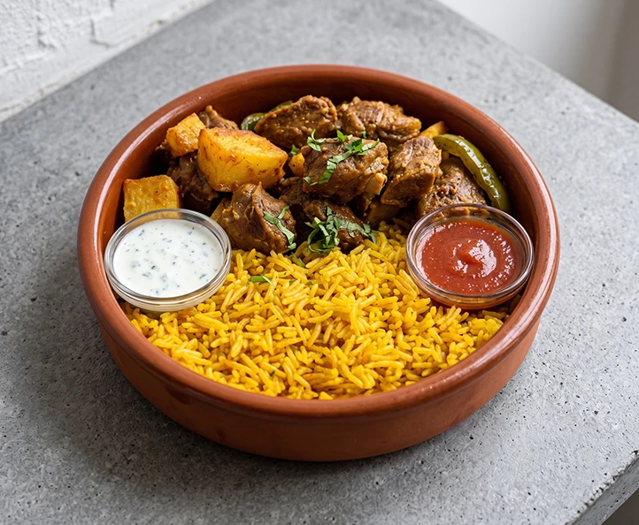 Lamb Stew & Machboos Rice