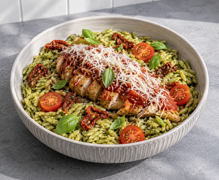 Pesto Orzo & Grilled Chicken